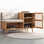 Комод с мягким  сиденьем и нишей для хранения обуви Manual Dresser варинант исполнения - 1 | Loft Concept в Самаре