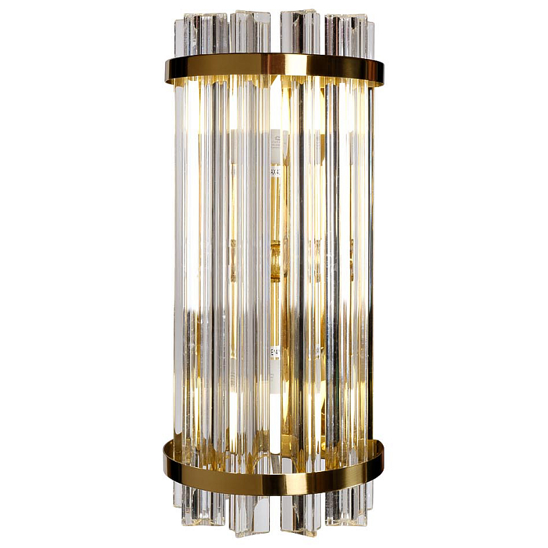 Бра Suspension Glass Cylinders Sconces 35 Глянцевое золото Прозрачный Бра Suspension Glass Cylinders Sconces 35 Глянцевое золото Прозрачный в Самаре | Loft Concept
