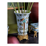 Ваза из фарфора с бронзовыми элементами Tropical Garden варинант исполнения - 8 | Loft Concept в Самаре