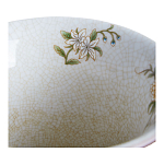 Ваза из голубого фарфора с бронзовыми элементами Blue Garden варинант исполнения - 3 | Loft Concept в Самаре