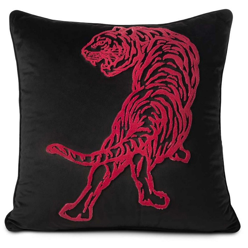Подушка Pillow Fera Left Черный Золотой Розовый Подушка Pillow Fera Left Черный Золотой Розовый в Самаре | Loft Concept