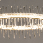 Люстра круглая с прозрачными стеклянными трубками 51 см Nembus варинант исполнения - 5 | Loft Concept в Самаре