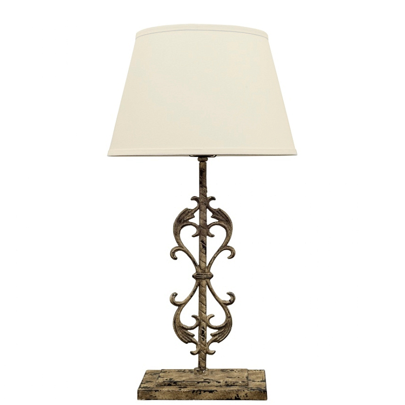 Настольная лампа RH Kerry Artifact Table Lamp Коричневый Бежевый в Самаре | Loft Concept 