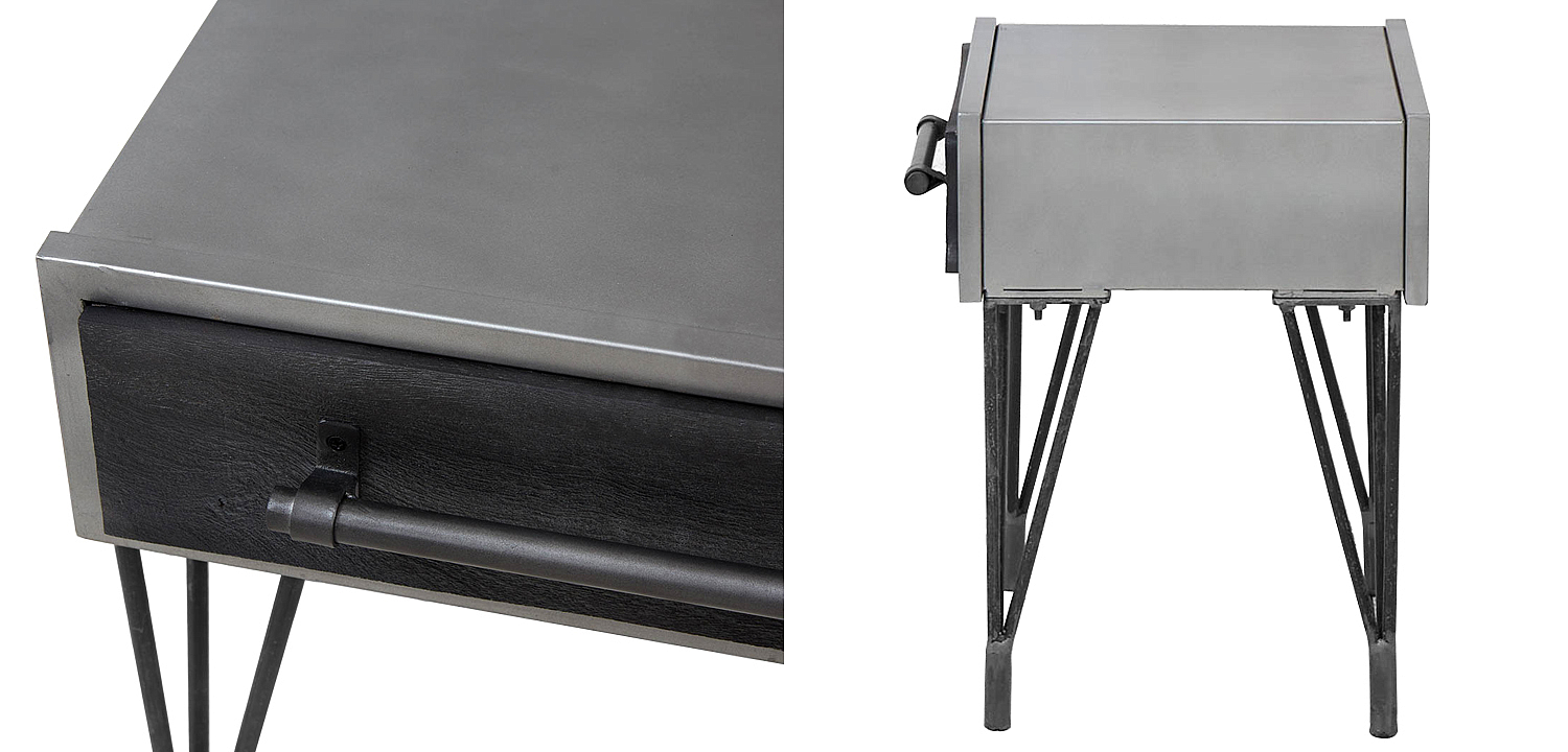Тумба Ralph Metal Nightstand Тумба Ralph Metal Nightstand - Loft-Concept в Самаре