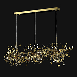 Люстра подвесная из трех частей с металлическими круглыми элементами Terzani Argent варинант исполнения - 4 | Loft Concept в Самаре