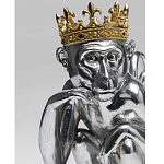 Статуэтка обезьяна в короне серебряная Golden Monkey варинант исполнения - 1 | Loft Concept в Самаре