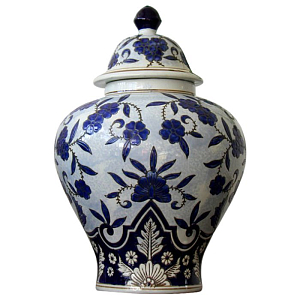 Ваза Китайский синий орнамент