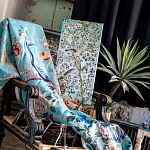 Постер на холсте в стиле шинуазри Playing Weiqi in the Peach Orchard Poster варинант исполнения - 2 | Loft Concept в Самаре