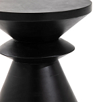 Черный приставной столик из массива AMORPHOUS варинант исполнения - 2 | Loft Concept в Самаре