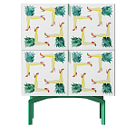 Тумба  с рисунком ShortT Pina Colada Green варинант исполнения - 1 | Loft Concept в Самаре