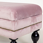 Мягкая банкетка с зоной для хранения Casket Dusty Rose варинант исполнения - 4 | Loft Concept в Самаре