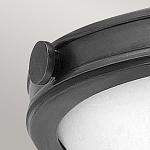 Потолочный светильник в форме неглубокой чаши с белым плафоном Hinkley варинант исполнения - 3 | Loft Concept в Самаре