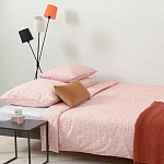 Постельное белье розового цвета с рисунком 150х200 см Blossom Essence варинант исполнения - 4 | Loft Concept в Самаре