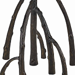 Торшер с цилиндрическим абажуром на каркасе в виде корня растения Curling Light варинант исполнения - 3 | Loft Concept в Самаре