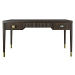 Письменный стол Elsa Dreams Walnut Шпон дерево с двумя ящиками варинант исполнения - 5 | Loft Concept в Самаре