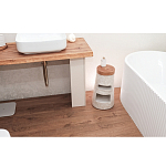 Керамический столик с деревянной столешницей "Пешка" варинант исполнения - 2 | Loft Concept в Самаре