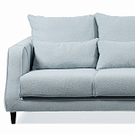 Диван Seldon с мягкими подушками голубое букле варинант исполнения - 4 | Loft Concept в Самаре
