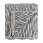 Плед из хлопка серого цвета Waffle Comfort варинант исполнения - 1 | Loft Concept в Самаре