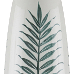 Настольная лампа овальная с тропическим принтом Stylized Aalm Leaves Motif варинант исполнения - 1 | Loft Concept в Самаре