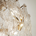 Люстра с декором из текстурированного стекла Textured Glass Chandelier 8 варинант исполнения - 4 | Loft Concept в Самаре