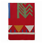 Плед хлопковый по мотивам чувашских орнаментов Ural and Siberian Patterns варинант исполнения - 5 | Loft Concept в Самаре