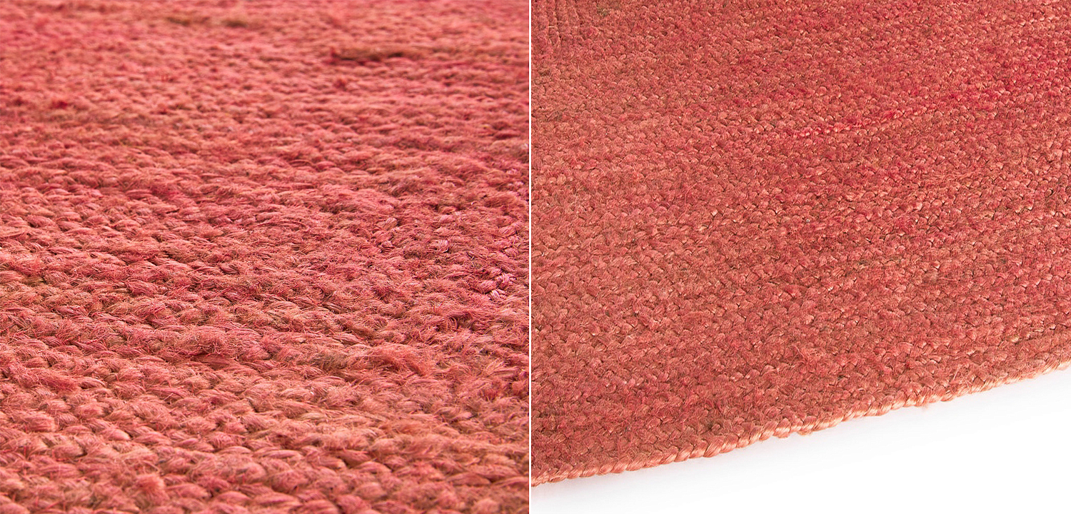 Ковер Rectangular Carpet red 100% джут Ковер Rectangular Carpet red 100% джут - Loft-Concept в Самаре