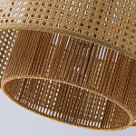 Подвесной светильник с абажуром из плтеного бамбука Light Inside the Cell варинант исполнения - 9 | Loft Concept в Самаре