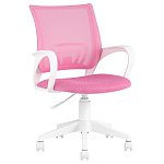 Офисное кресло с основанием из белого пластика Desk chairs Pink варинант исполнения - 1 | Loft Concept в Самаре