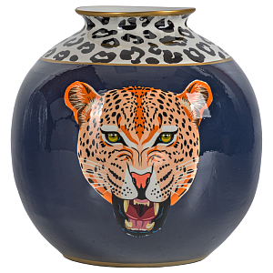 Ваза из фарфора с анималистическим принтом Pop-Safari