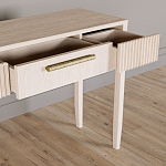 Элегантная Консоль Primo с выдвижным ящиком Светлый дуб варинант исполнения - 4 | Loft Concept в Самаре