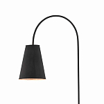 Торшер с изогнутым корпусом на бетонном основании Black Portland варинант исполнения - 1 | Loft Concept в Самаре