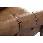 Двухместный диван Duncan винтажная коричневая кожа варинант исполнения - 4 | Loft Concept в Самаре
