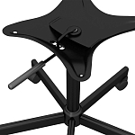 Стул с мягкой обивкой из велюра и подъемно-поворотным механизмом на колесиках Mason Green and Yellow варинант исполнения - 6 | Loft Concept в Самаре