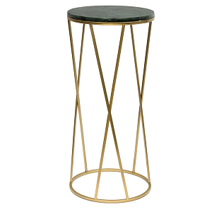 Подставка Geometry Stand Marble зеленый мрамор