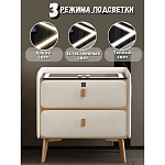 Умная прикроватная тумбочка c зарядкой для телефона Nightstand Smart варинант исполнения - 2 | Loft Concept в Самаре