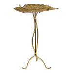 Столик приставной с столешницей Тропический лист Tropical Forest gold варинант исполнения - 1 | Loft Concept в Самаре