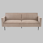 Диван современный вельветовый прямой Worcester Бежевый  варинант исполнения - 2 | Loft Concept в Самаре