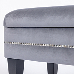 Мягкая банкетка с зоной для хранения Casket Grey варинант исполнения - 3 | Loft Concept в Самаре