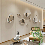 Абстрактная скульптура на стену в виде капли воды Water Outline варинант исполнения - 3 | Loft Concept в Самаре