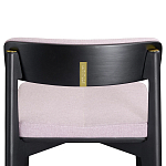 Барный стул из массива ясеня с обивкой из рогожки Elegant Ash Shape варинант исполнения - 4 | Loft Concept в Самаре