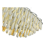 Люстра с подвесками в форме капель на серебристом каркасе Raindrop варинант исполнения - 4 | Loft Concept в Самаре