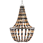 Люстра каплевидной формы с подвесками в виде декоративных бусин Flat Beads варинант исполнения - 2 | Loft Concept в Самаре