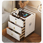 Умная прикроватная тумбочка c зарядкой для телефона Smart Furniture варинант исполнения - 5 | Loft Concept в Самаре