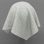 Мебельная ткань Шенилл голубой цвет 142 см T4-45 варинант исполнения - 9 | Loft Concept в Самаре