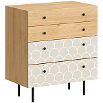 Комод с принтом на ящиках Elise Chest of Drawers варинант исполнения - 9 | Loft Concept в Самаре