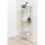 Полка напольная трехъярусная для ванной Bathroom Floor Shelf варинант исполнения - 1 | Loft Concept в Самаре