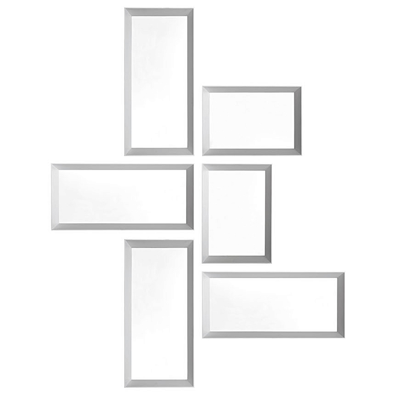 Дизайнерское настенное зеркало Gio Ponti D.950.1 Mirror Белый Зеркало Дизайнерское настенное зеркало Gio Ponti D.950.1 Mirror Белый Зеркало в Самаре | Loft Concept