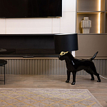 Лампа COLLECTION OF DOGS с абажуром Бультерьер варинант исполнения - 8 | Loft Concept в Самаре