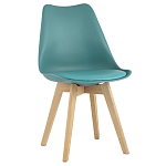 Стул с основой из пластика и мягким сиденьем Arvika Azure варинант исполнения - 1 | Loft Concept в Самаре