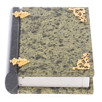 Шкатулка в виде книги из натурального камня змеевик Stone Casket варинант исполнения - 1 | Loft Concept в Самаре